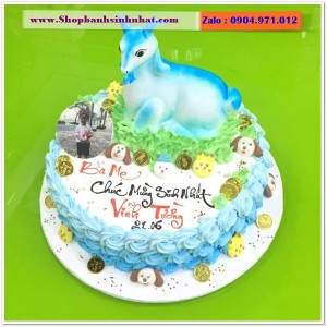 Bánh Sinh Nhật Con Dê - YK08